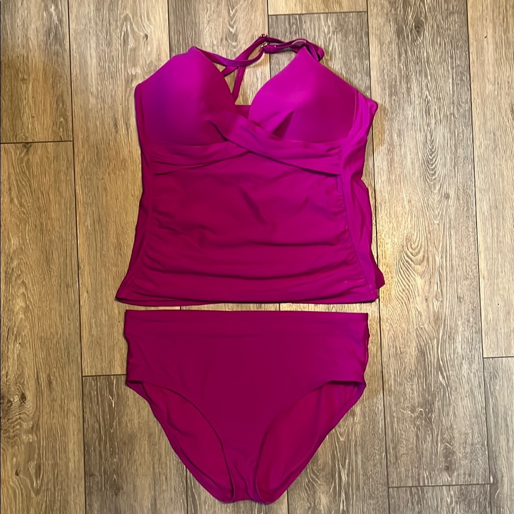 Apt. 9 Women's Magenta Swim Set